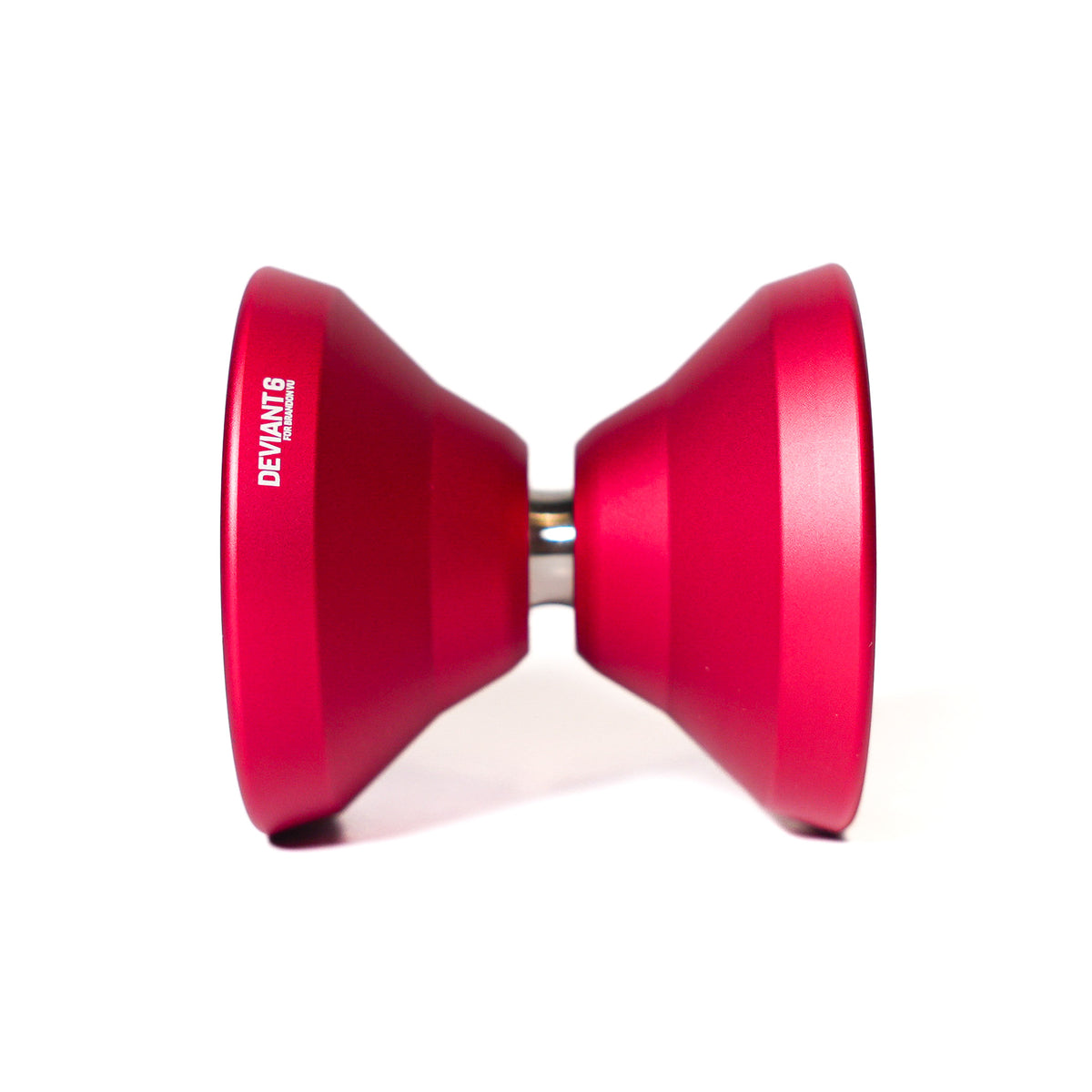 DEVIANT 6 in magenta red from the side, showing the 7075 aluminium profile
