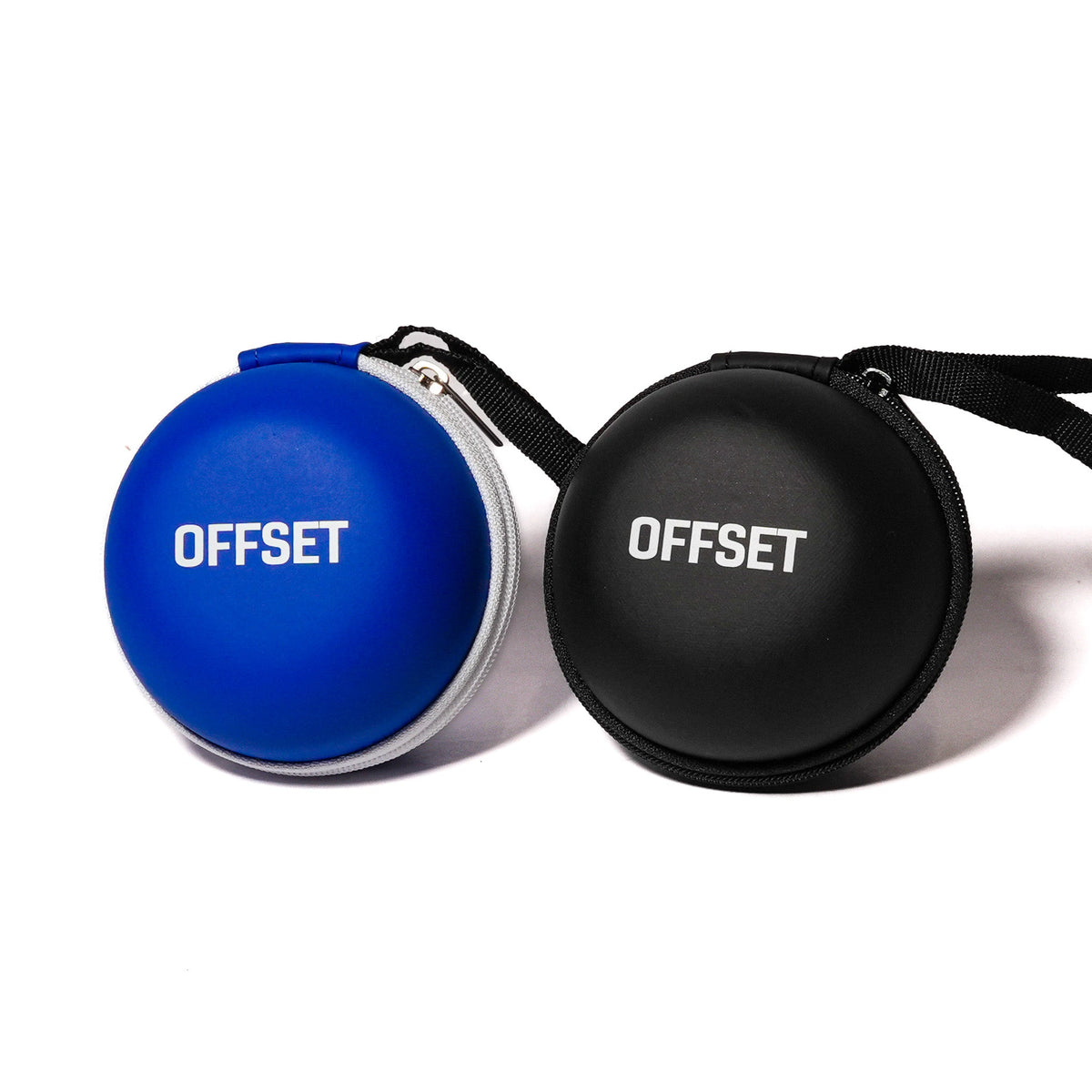 Blue and black OFFSET Small Hard Cases side by side