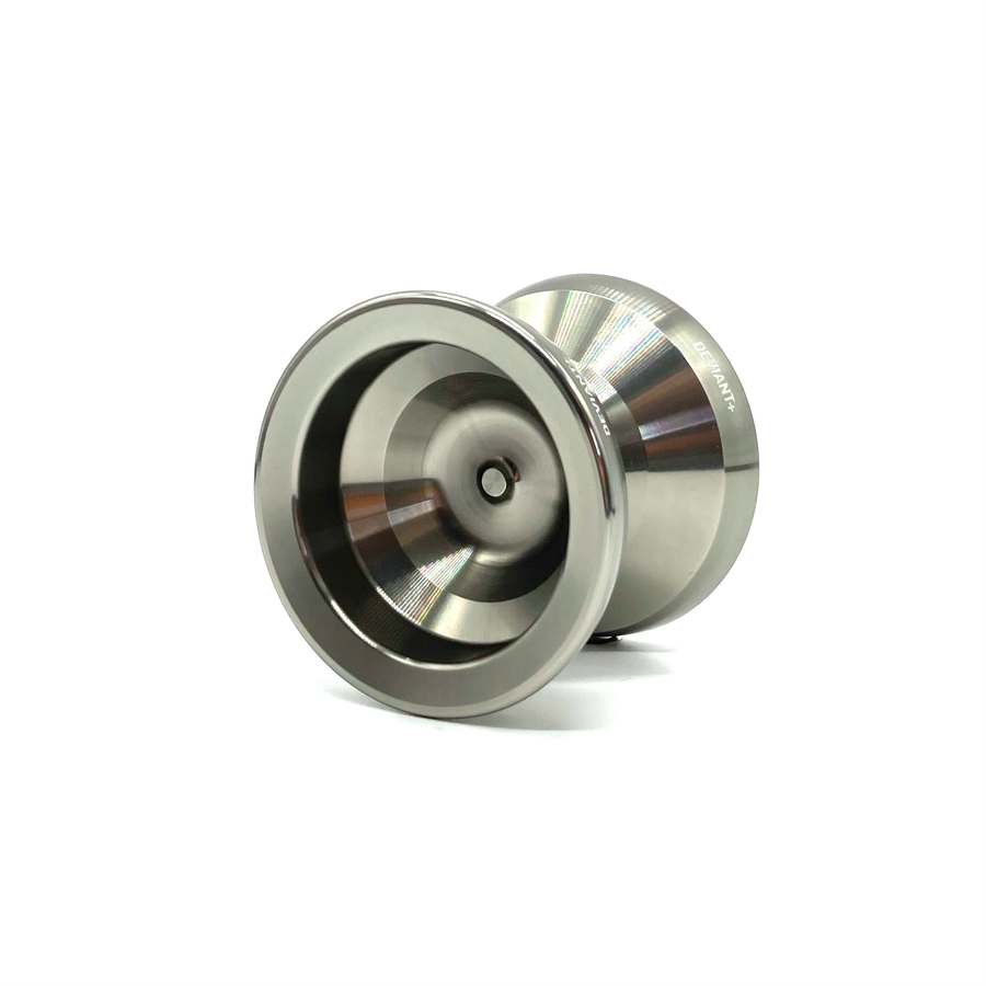 DEVIANT+ mono-metal competition yoyo in titanium grey [hover] #Color_Titanium Grey
