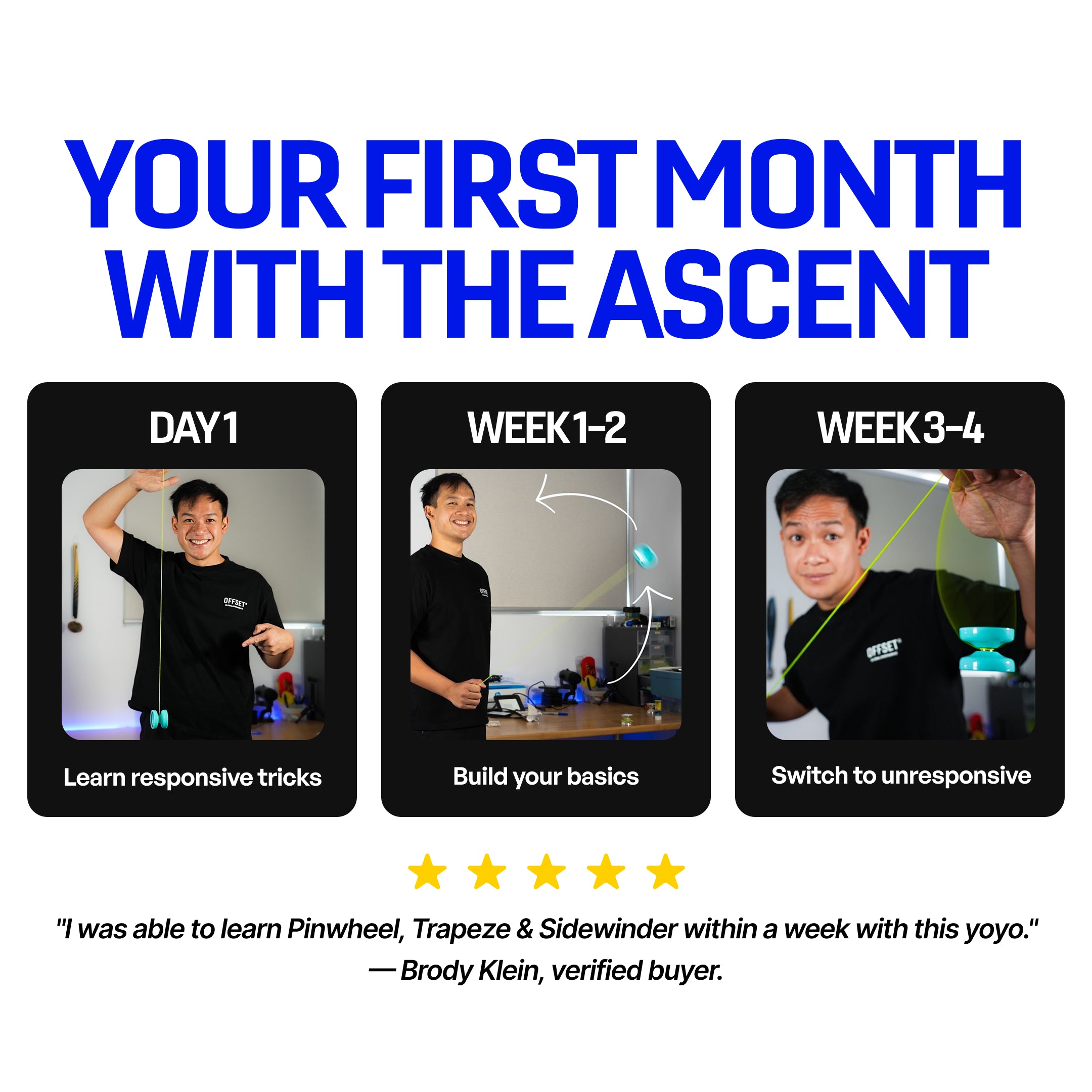 Ascent | Beginner Yoyo for Learning Tricks | OFFSET